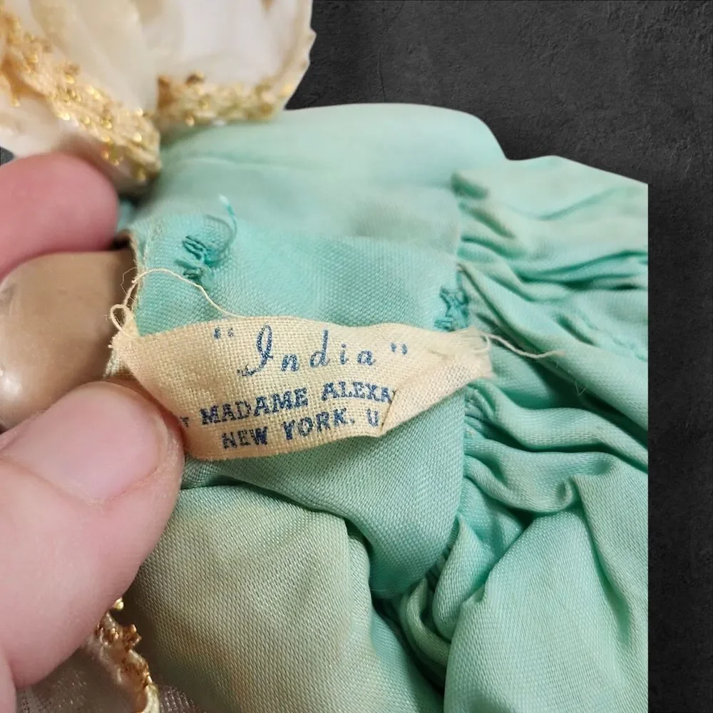 Madame Alexander India & Germany Dolls Lot Repair Vintage Costume Set Parts
